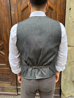 Gilet coordinato London di 3.9 moro