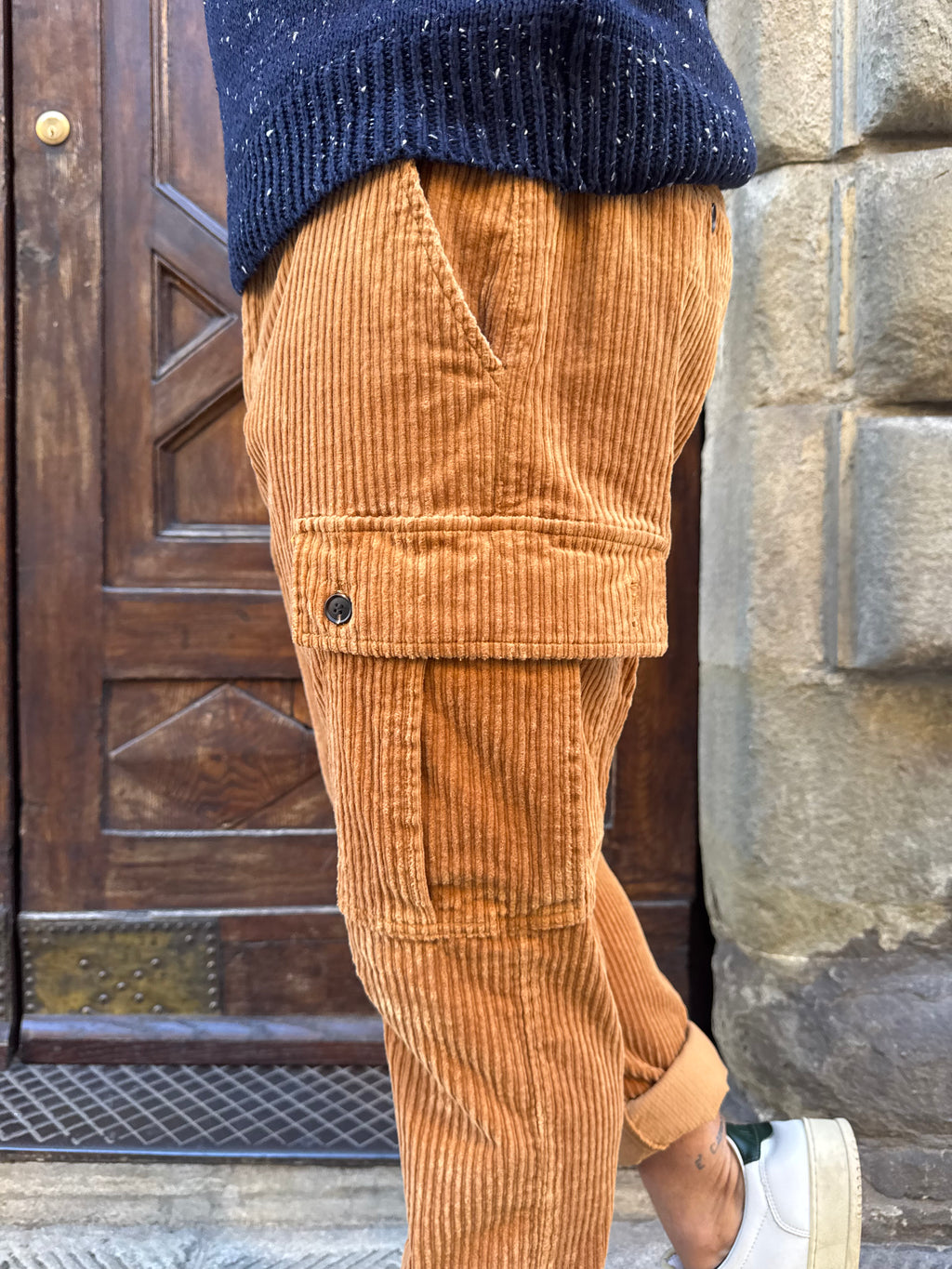 Pantalone cargo Rocciatore di Telamira caramello
