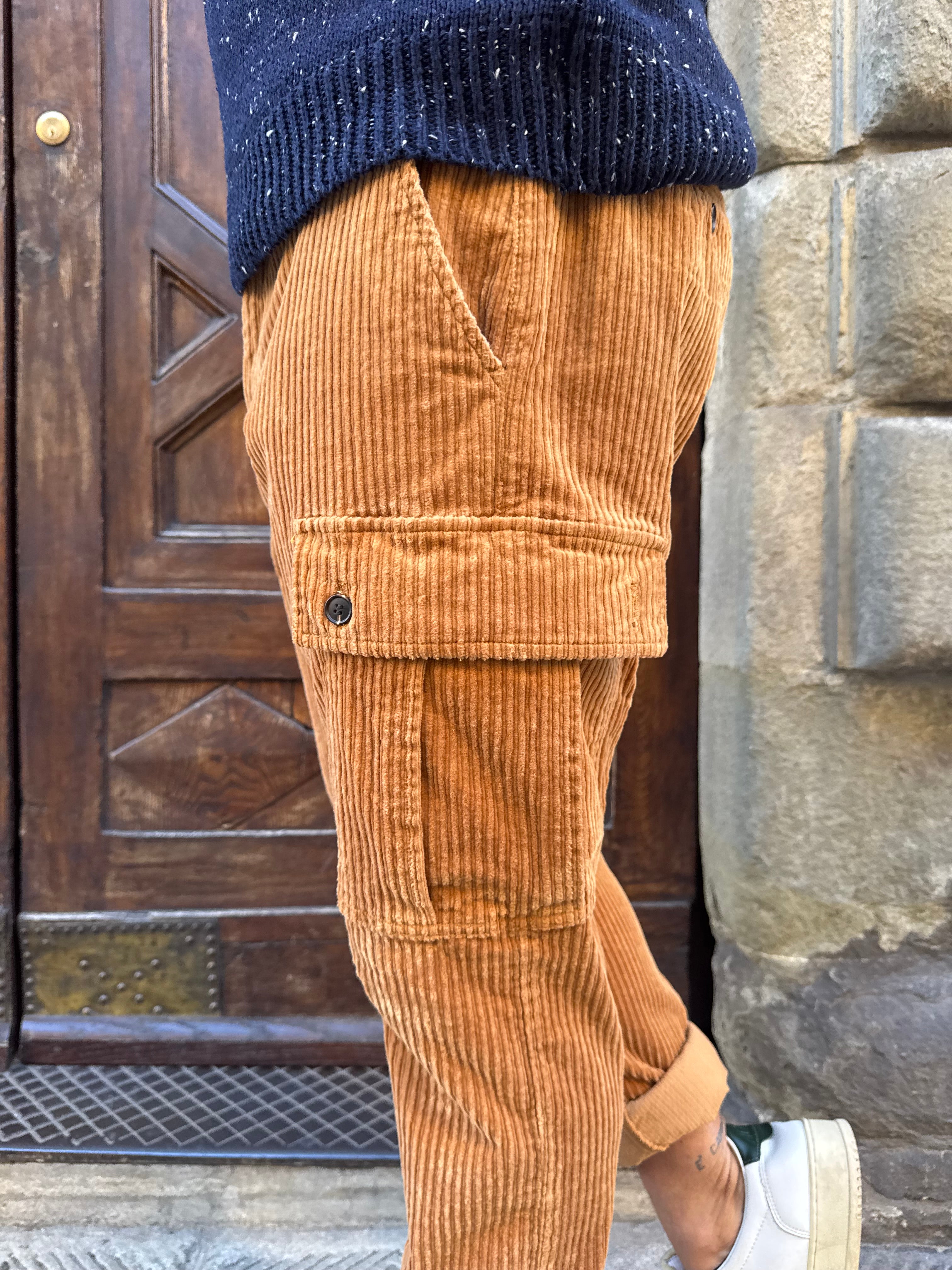 Pantalone cargo Rocciatore di Telamira caramello