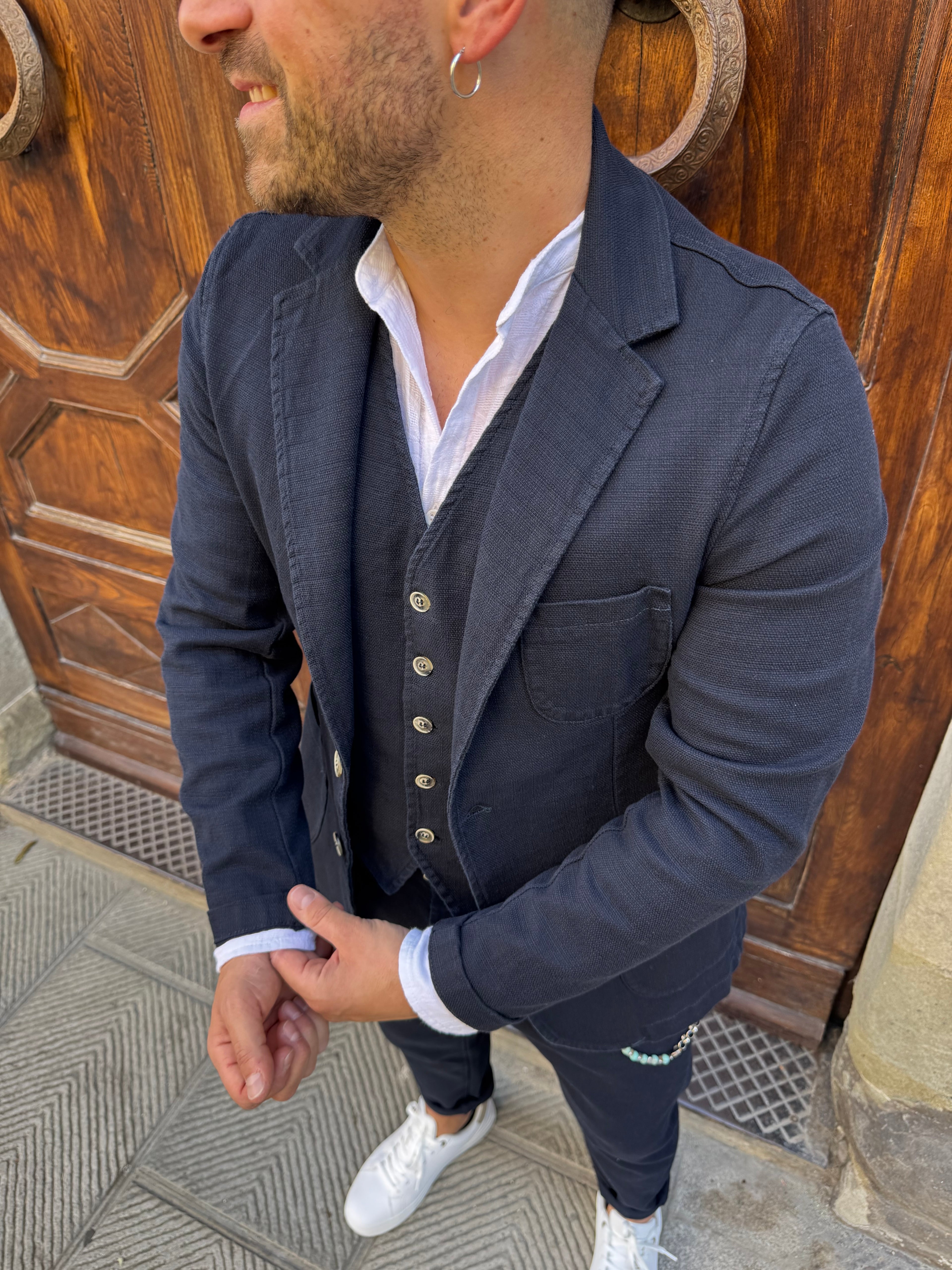 Giacca completo Paul blu navy