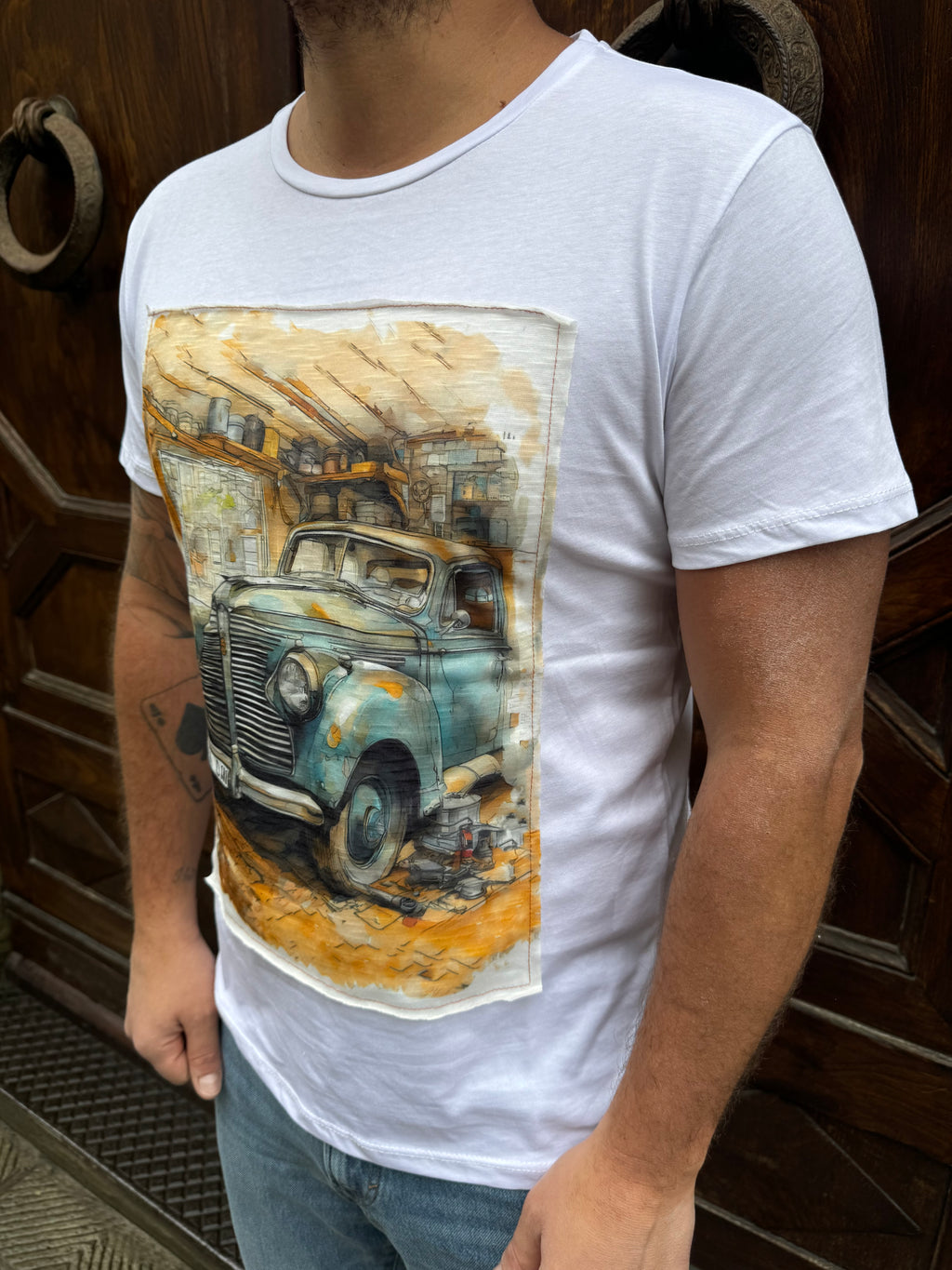 T-Shirt vintage car di 3.9