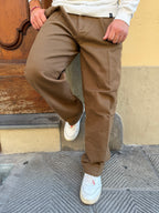 Pantalone Chinos Delamere di Pont tabacco