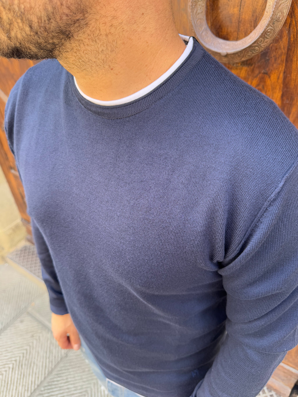 Maglioncino Sasha di Hamaki-Ho blu