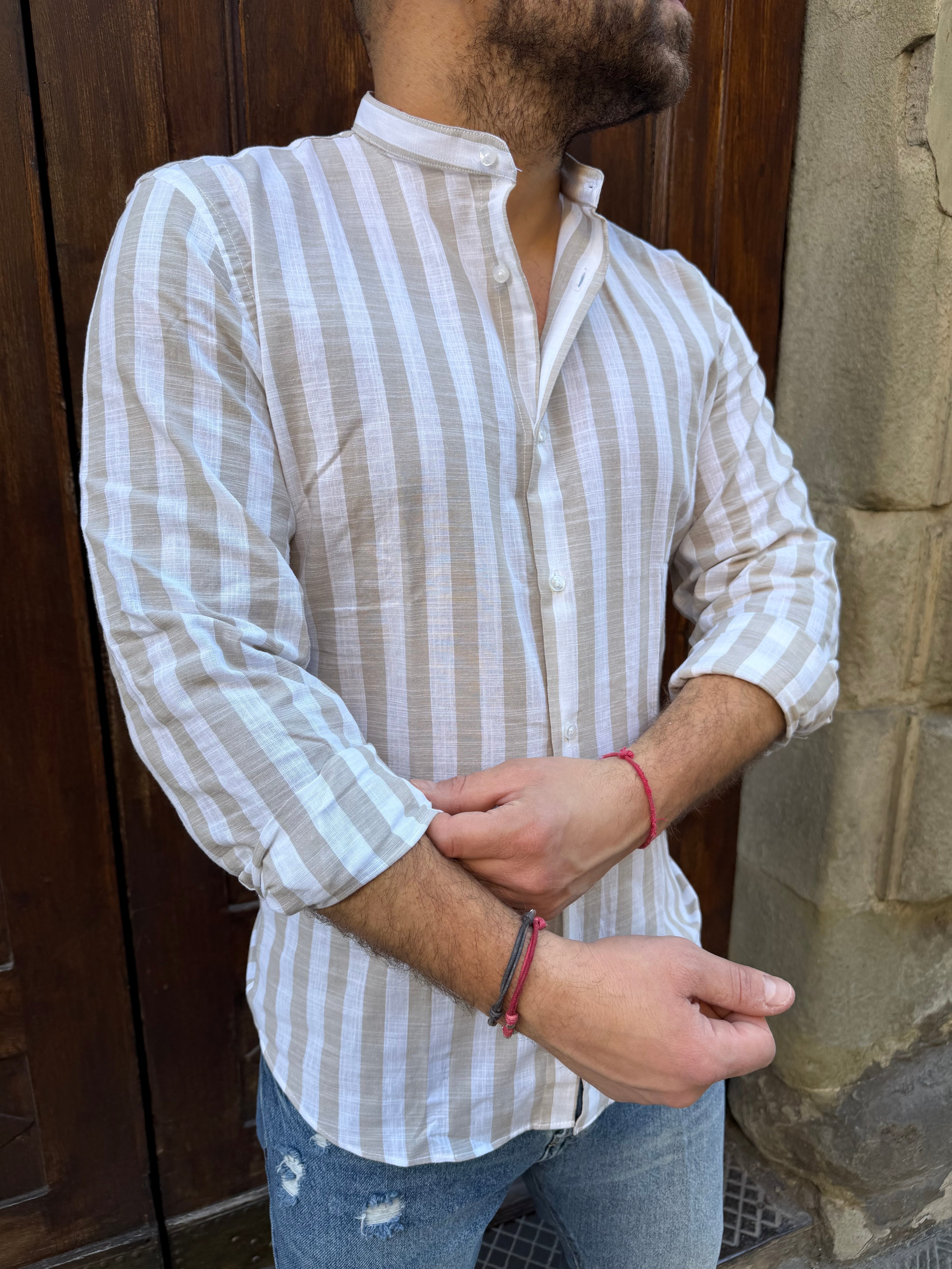 Camicia Sun di Telamira beige