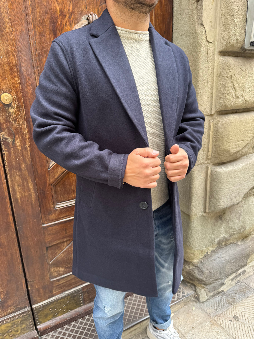 Cappotto Bruce di Tiffosi blu