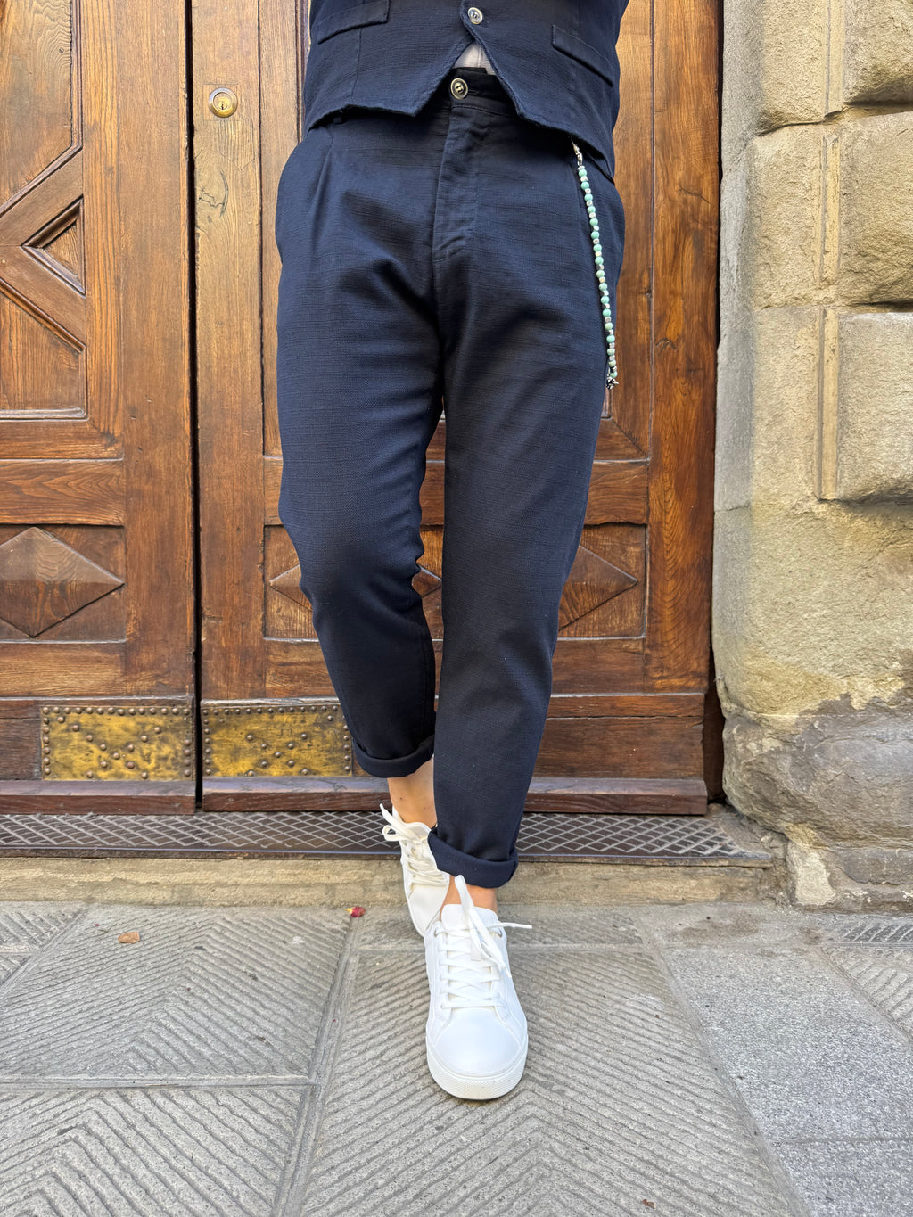 Pantalone completo Paul blu navy