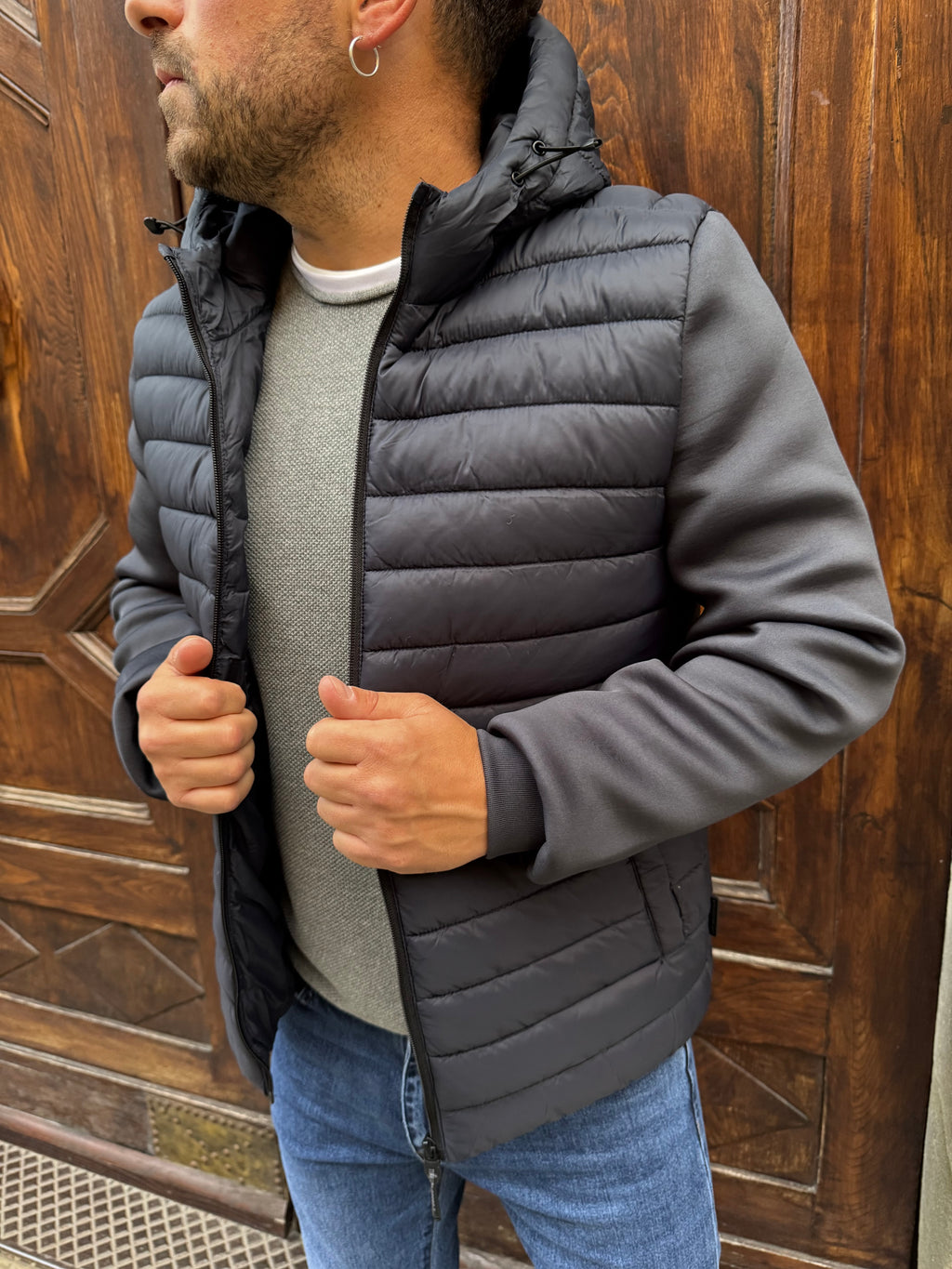 Piumino Ibrido di Tiffosi blu