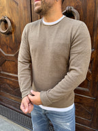 Maglioncino Alabastro di Tiffosi tortora