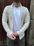 Cardigan Lucio di 3.9 panna