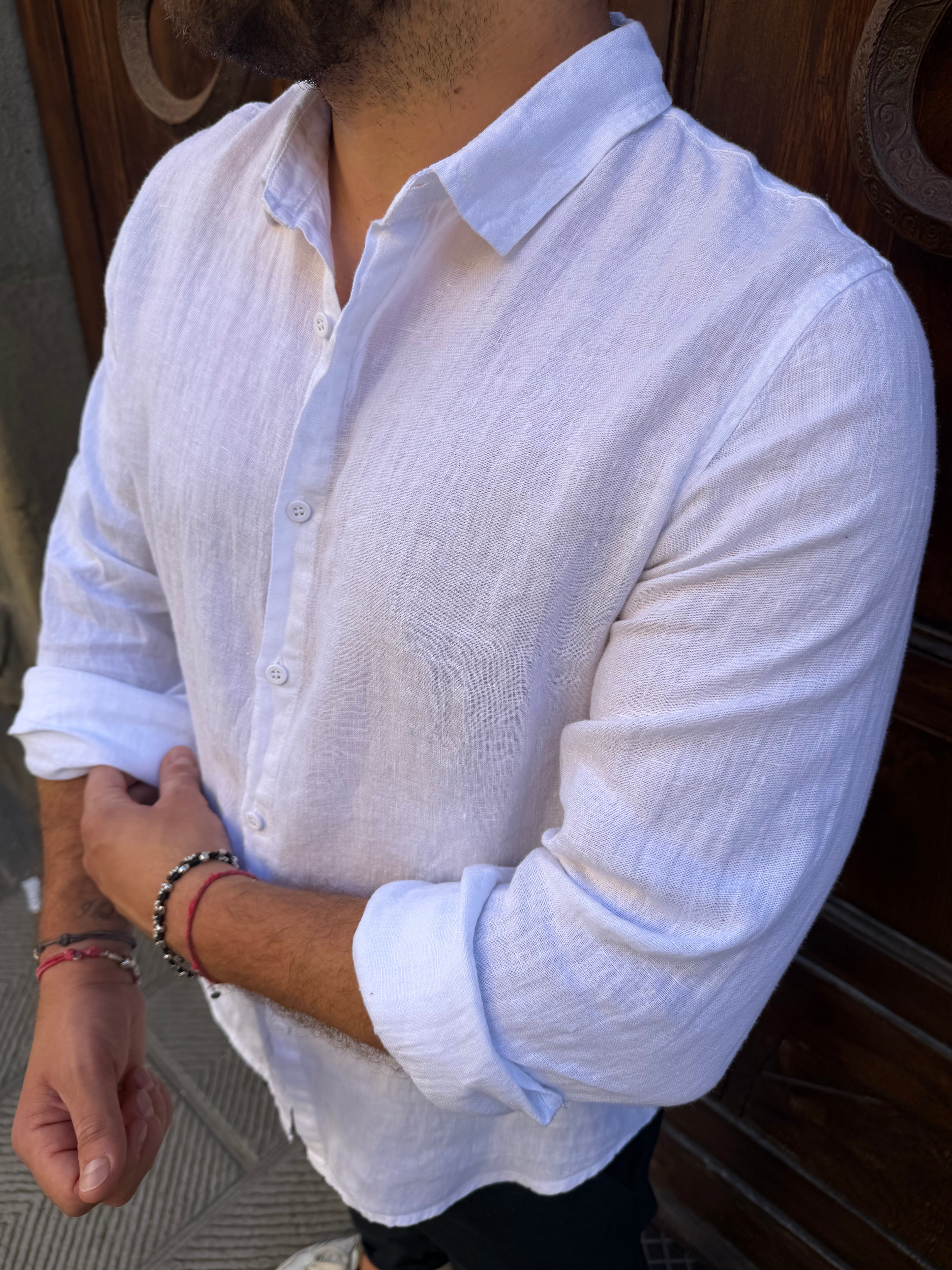 Camicia Purolino di 3.9 bianca