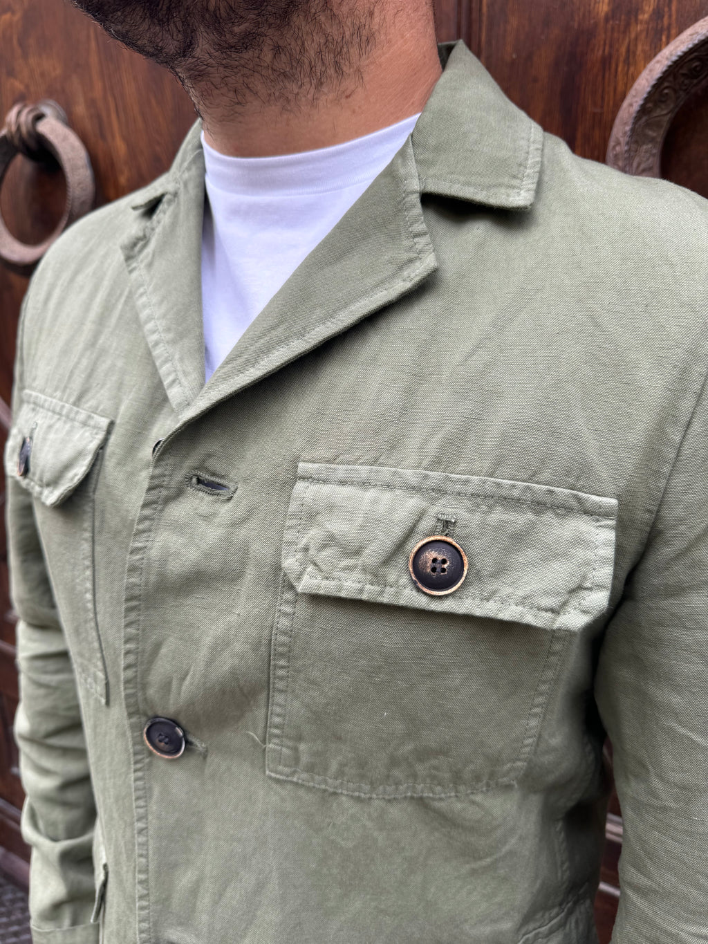 Giacca Sahara di Trèz in lino