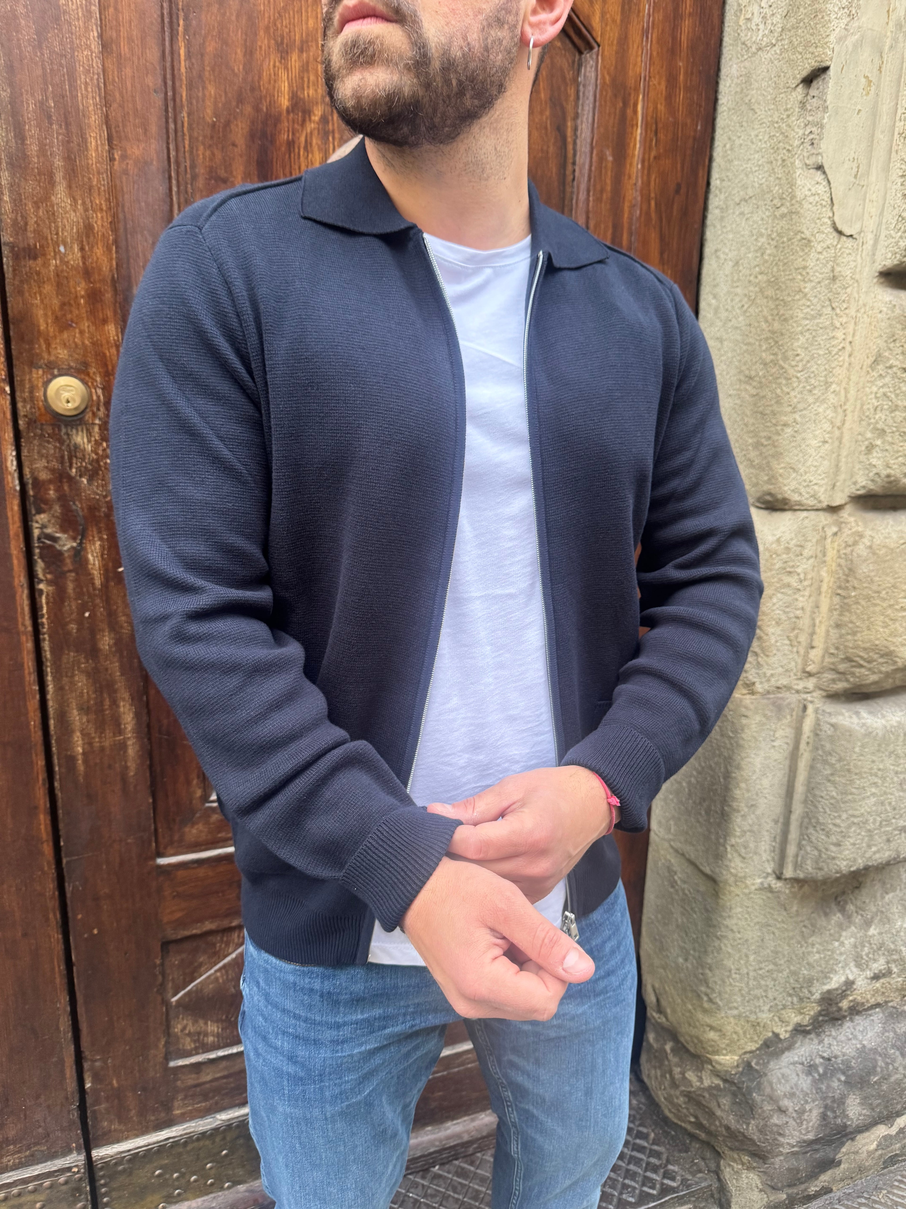 Cardigan Zip di Hamaki-Ho