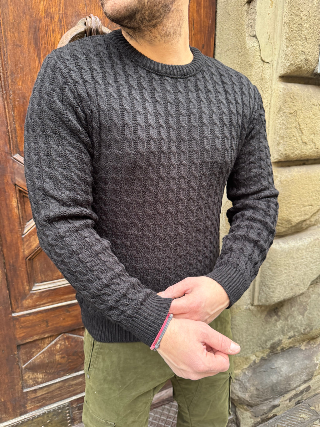 Maglioncino treccia di Telamira