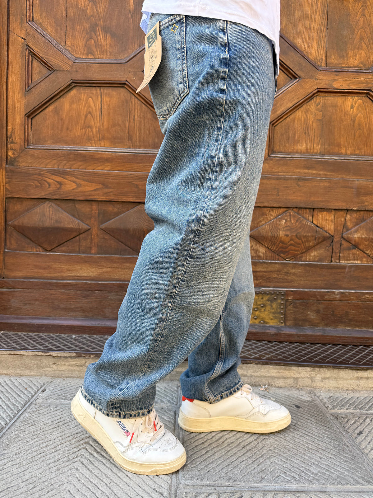 Jeans Teide di Pont loose fit intermedio