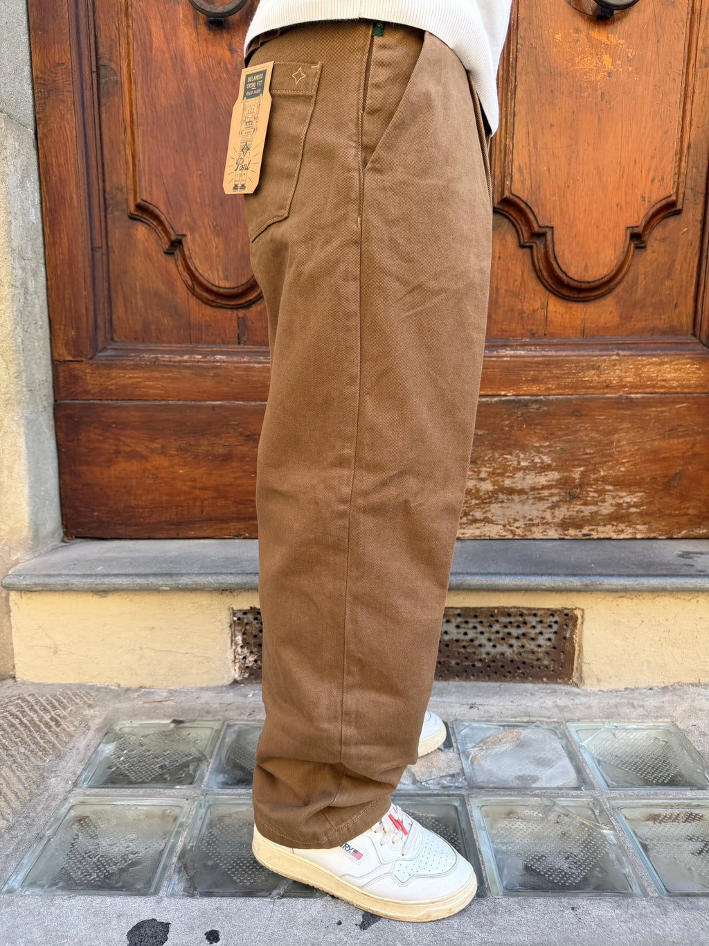 Pantalone Chinos Delamere di Pont tabacco