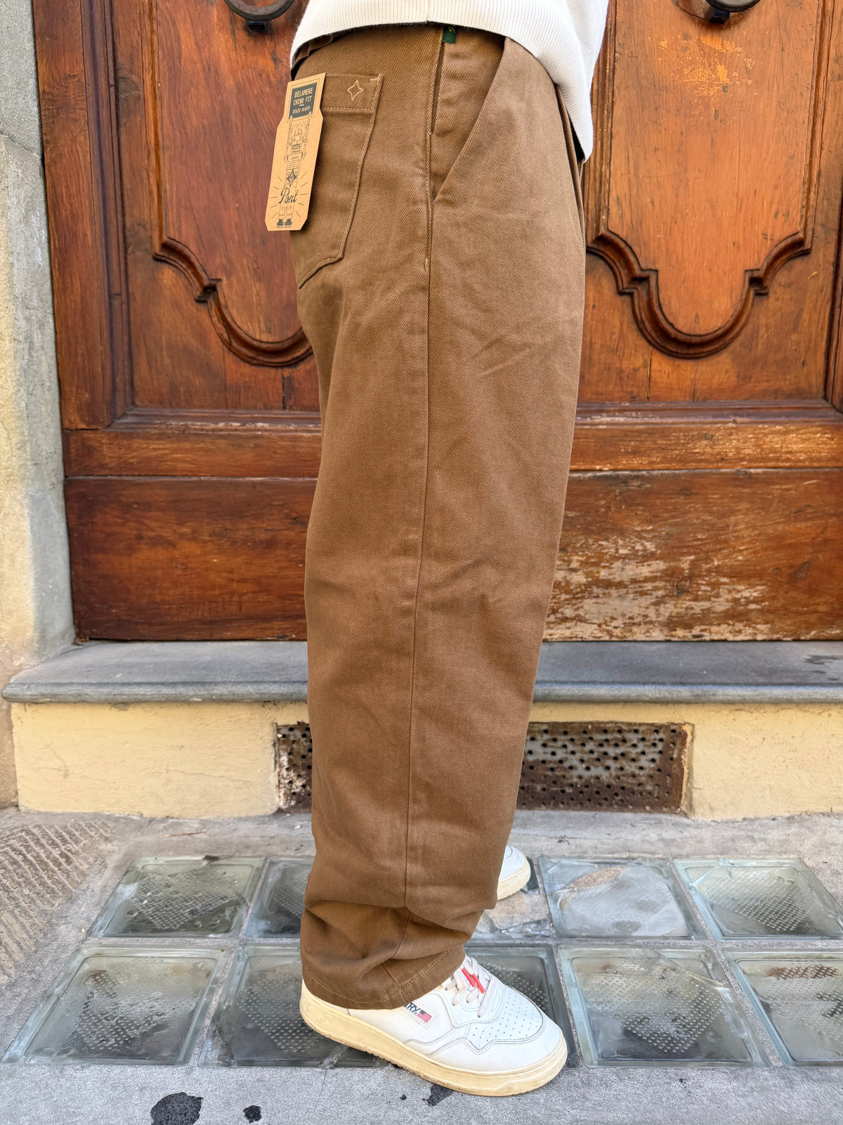 Pantalone Chinos Delamere di Pont tabacco