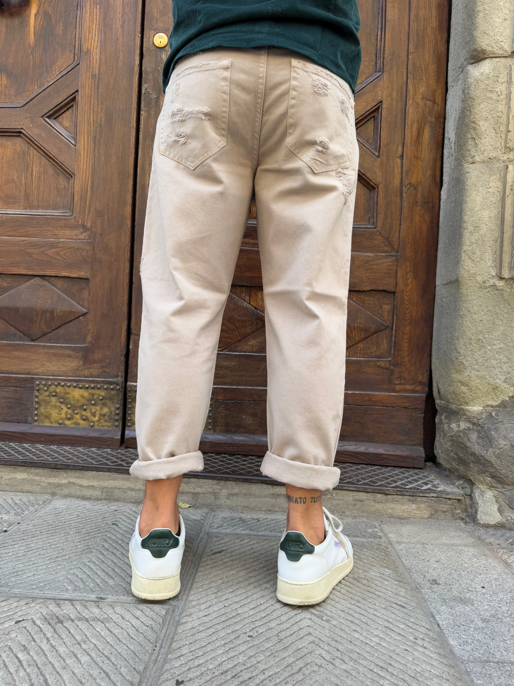 Pantalone Bulldenim di Myden sabbia