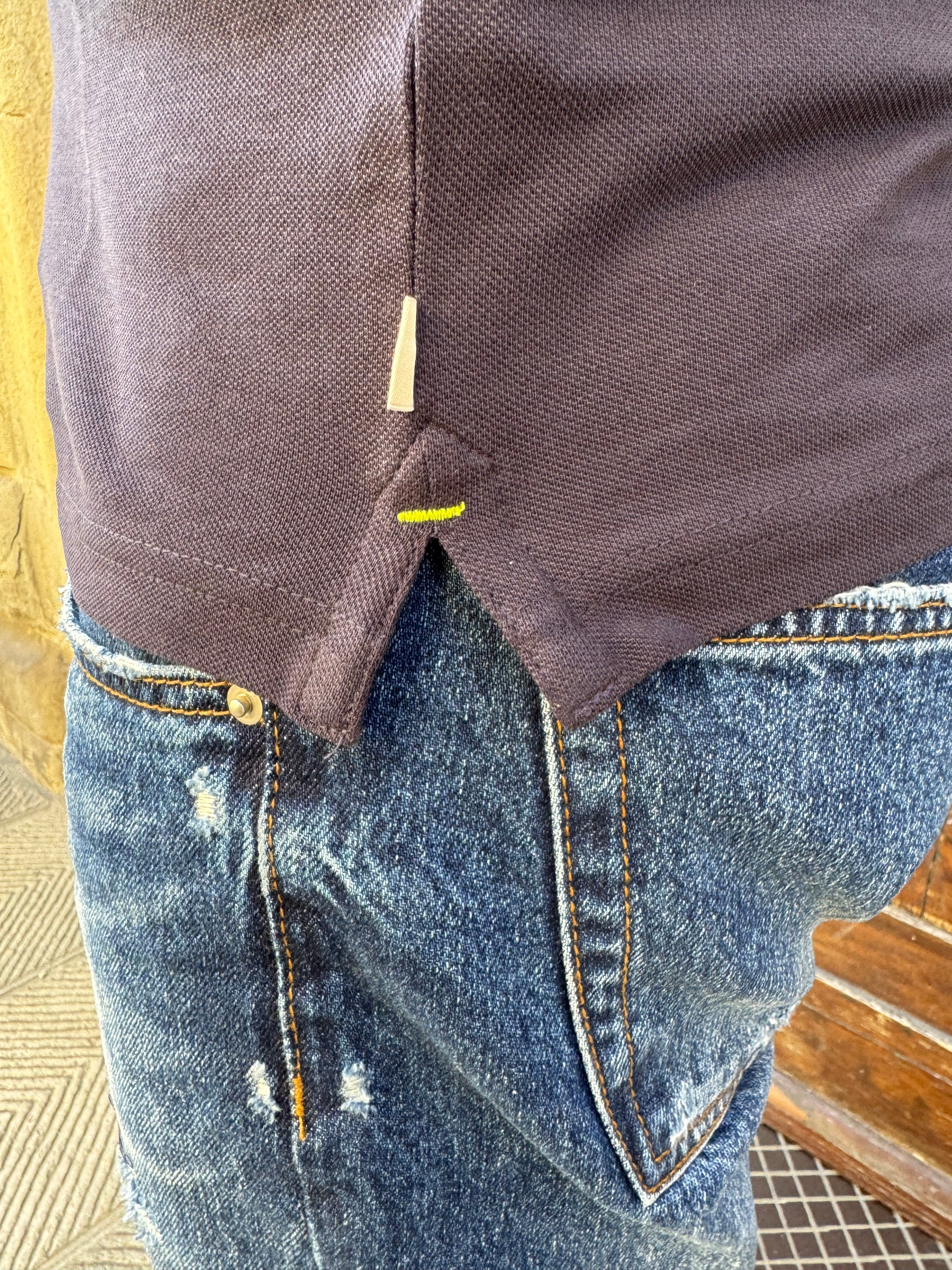 T-Shirt polo blu di Trèz