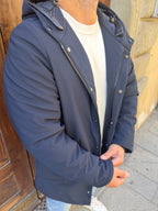 Giacchetto Parka in tessuto tecnico di Tréz blu