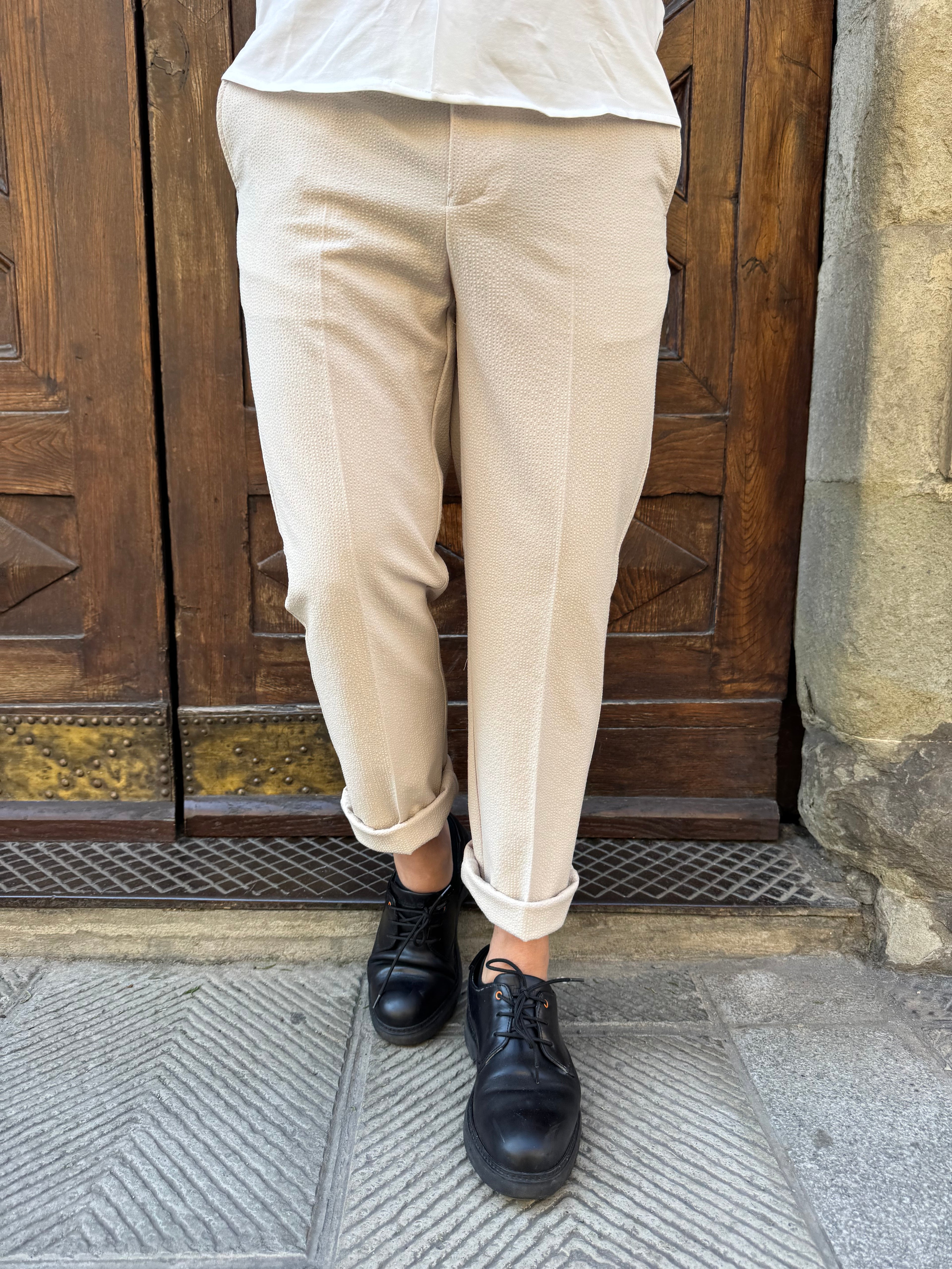 Pantalone completo Seersucker di Hamaki-Ho