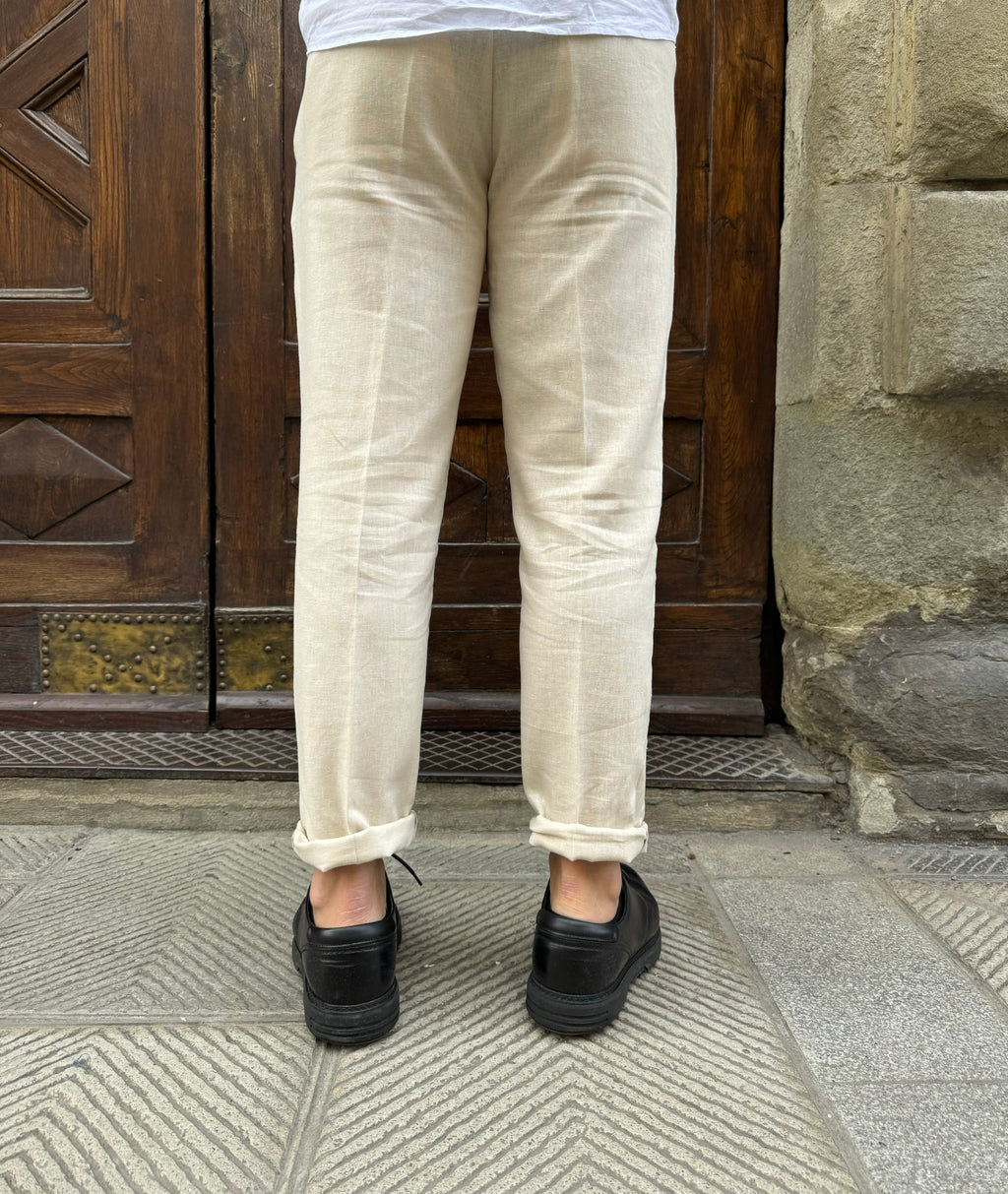 Pantalone completo Maracaibo sabbia di Telamira