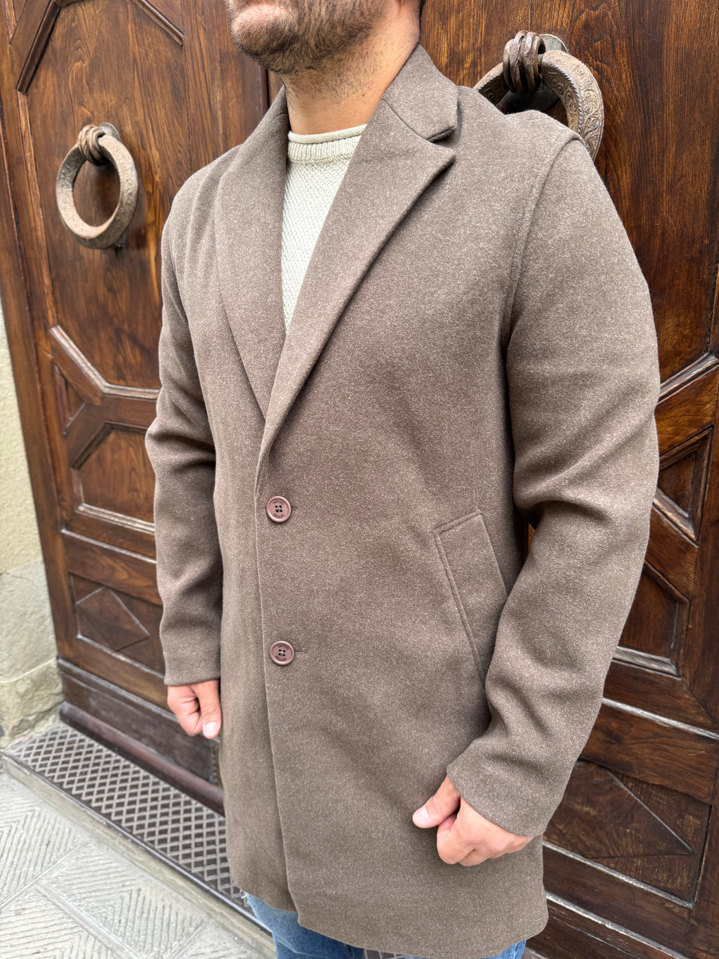 Cappotto Bruce di Tiffosi moro