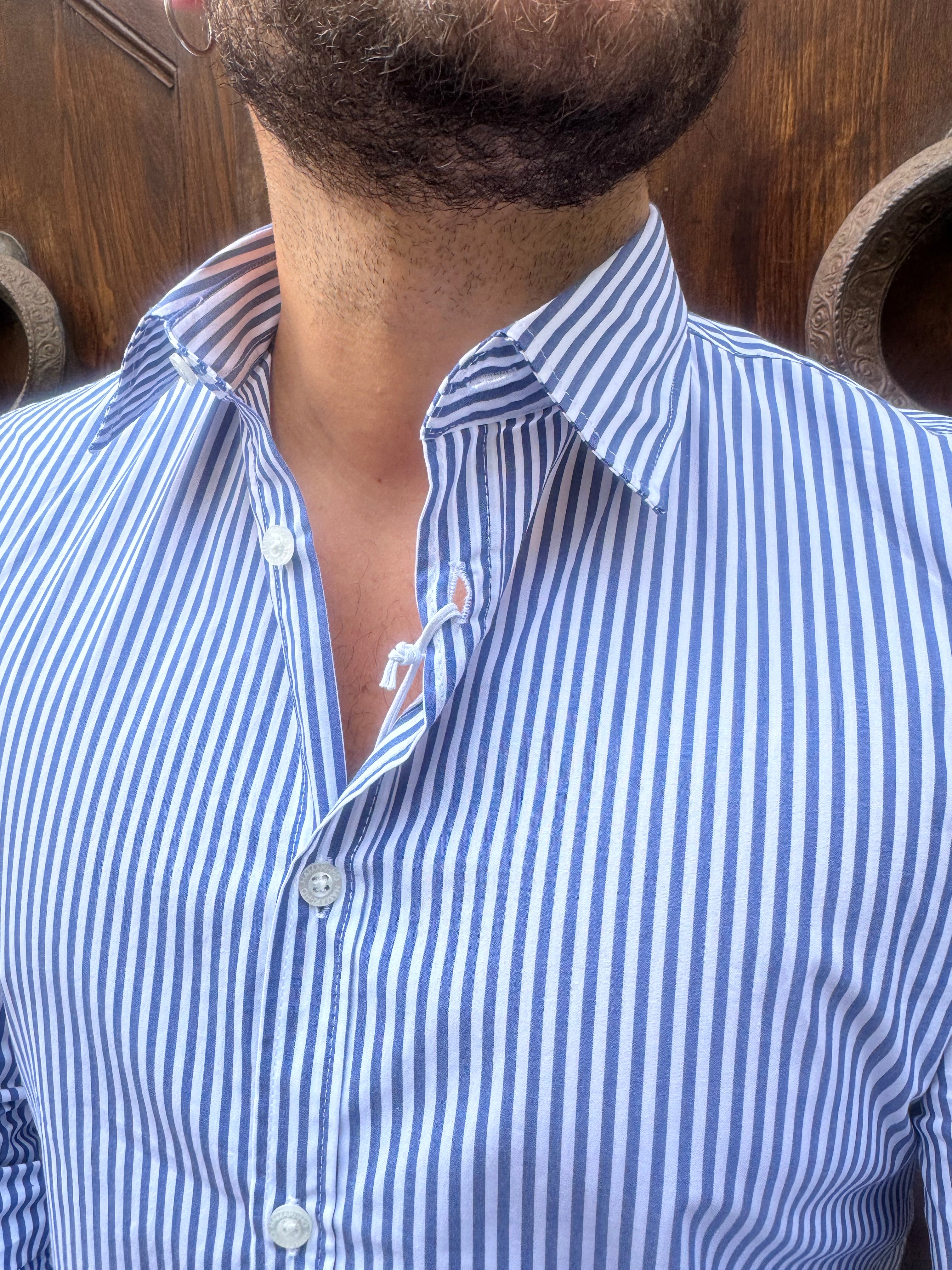 Camicia Portofino di Hamaki-Ho blu