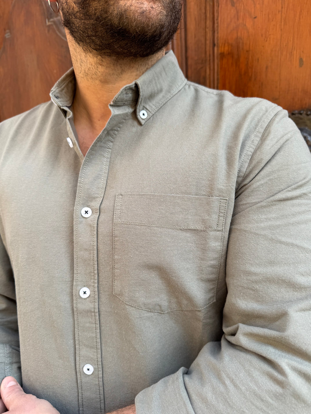 Camicia Tommy di Tiffosi verde