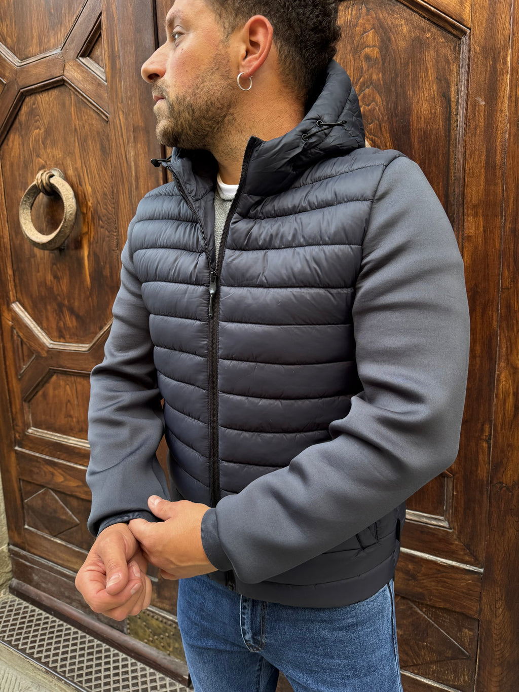 Piumino Ibrido di Tiffosi blu