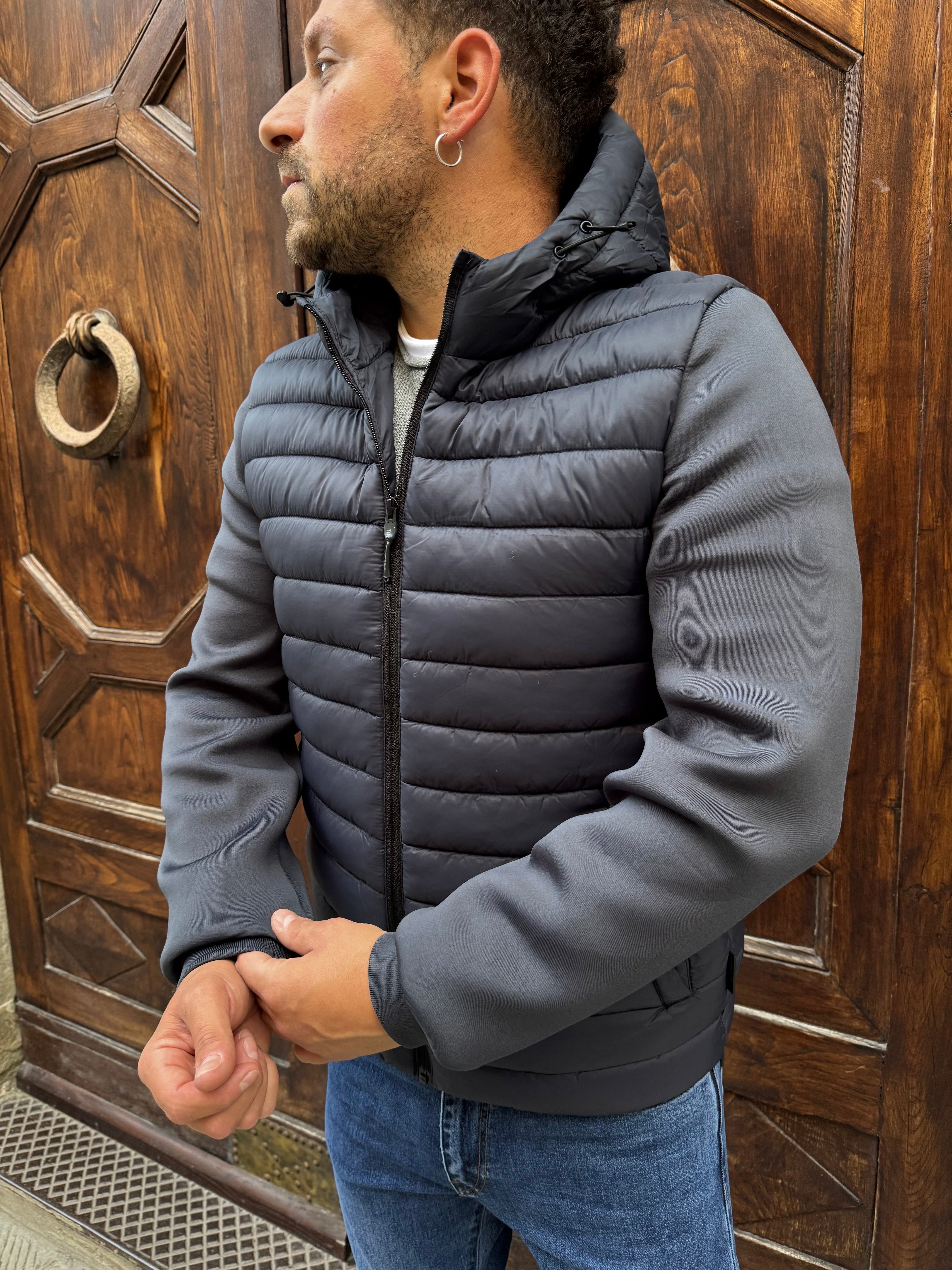 Piumino Ibrido di Tiffosi blu