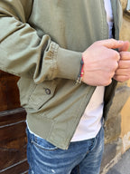 Giacchetto Bomber Willy di Tréz verde militare