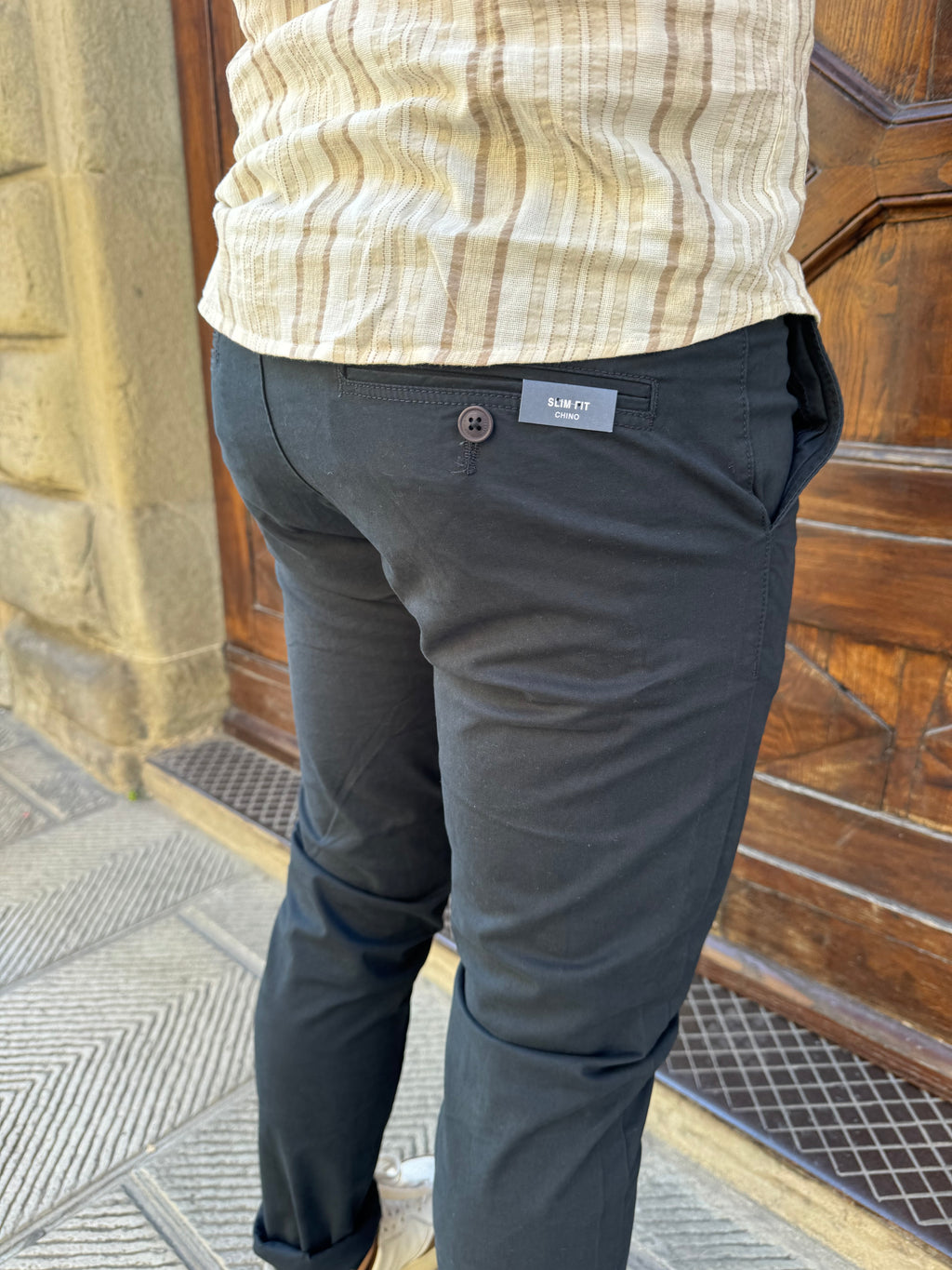 Pantalone Chinos di Tiffosi blu
