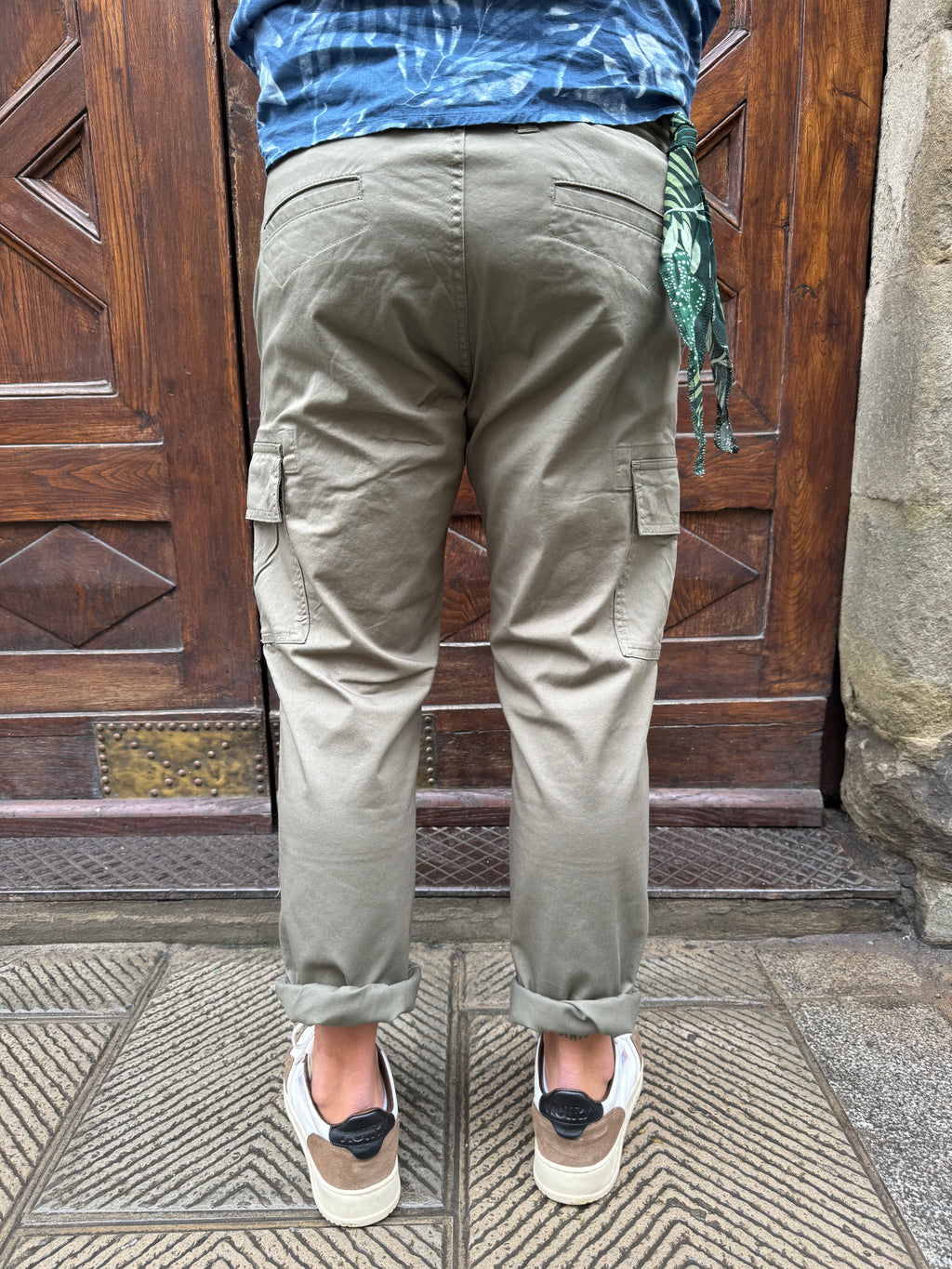 Pantalone Cargo di Trèz verde