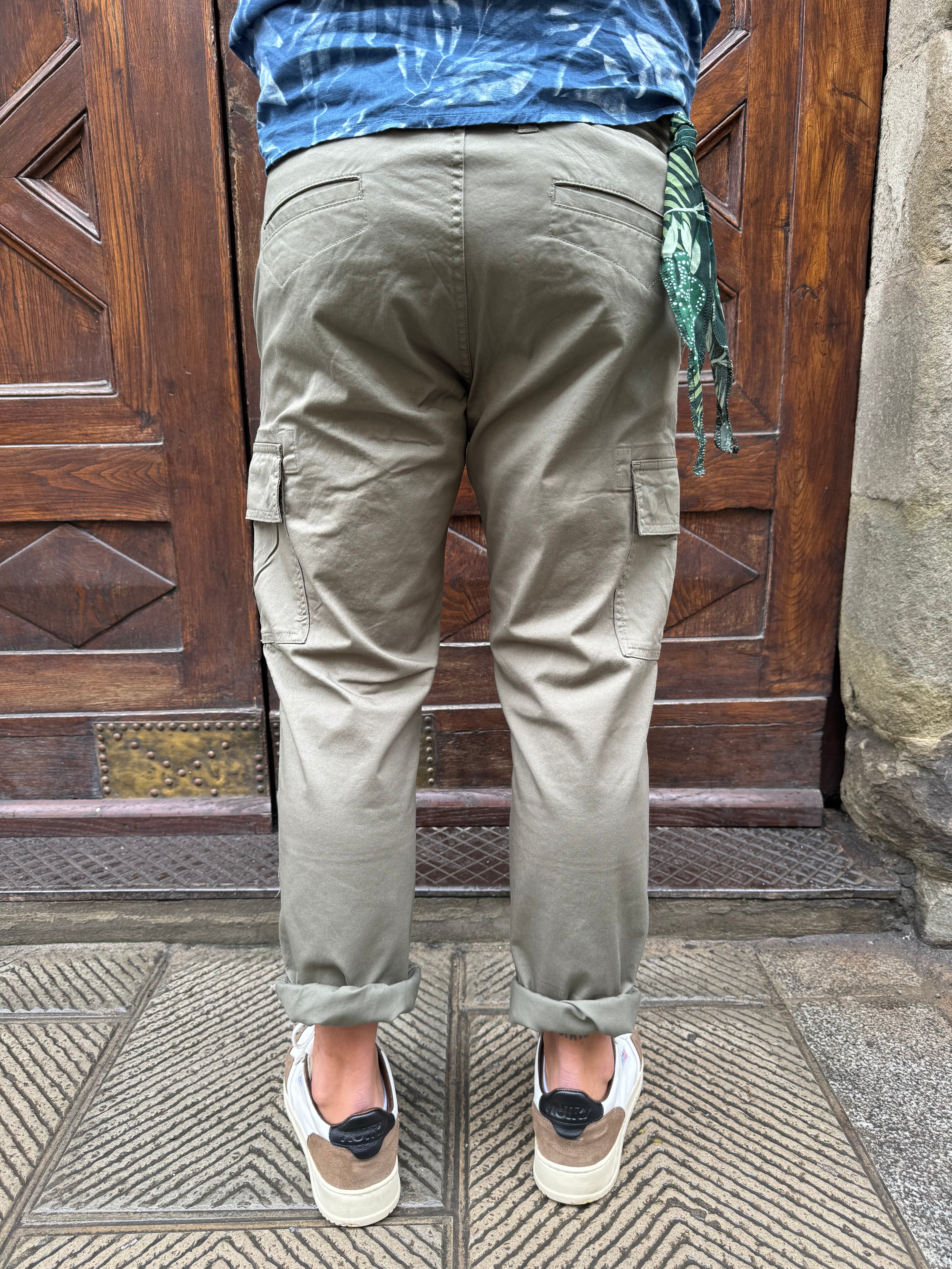 Pantalone Cargo di Trèz verde