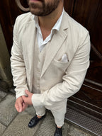 Giacca completo Roger di Hamaki-Ho sabbia