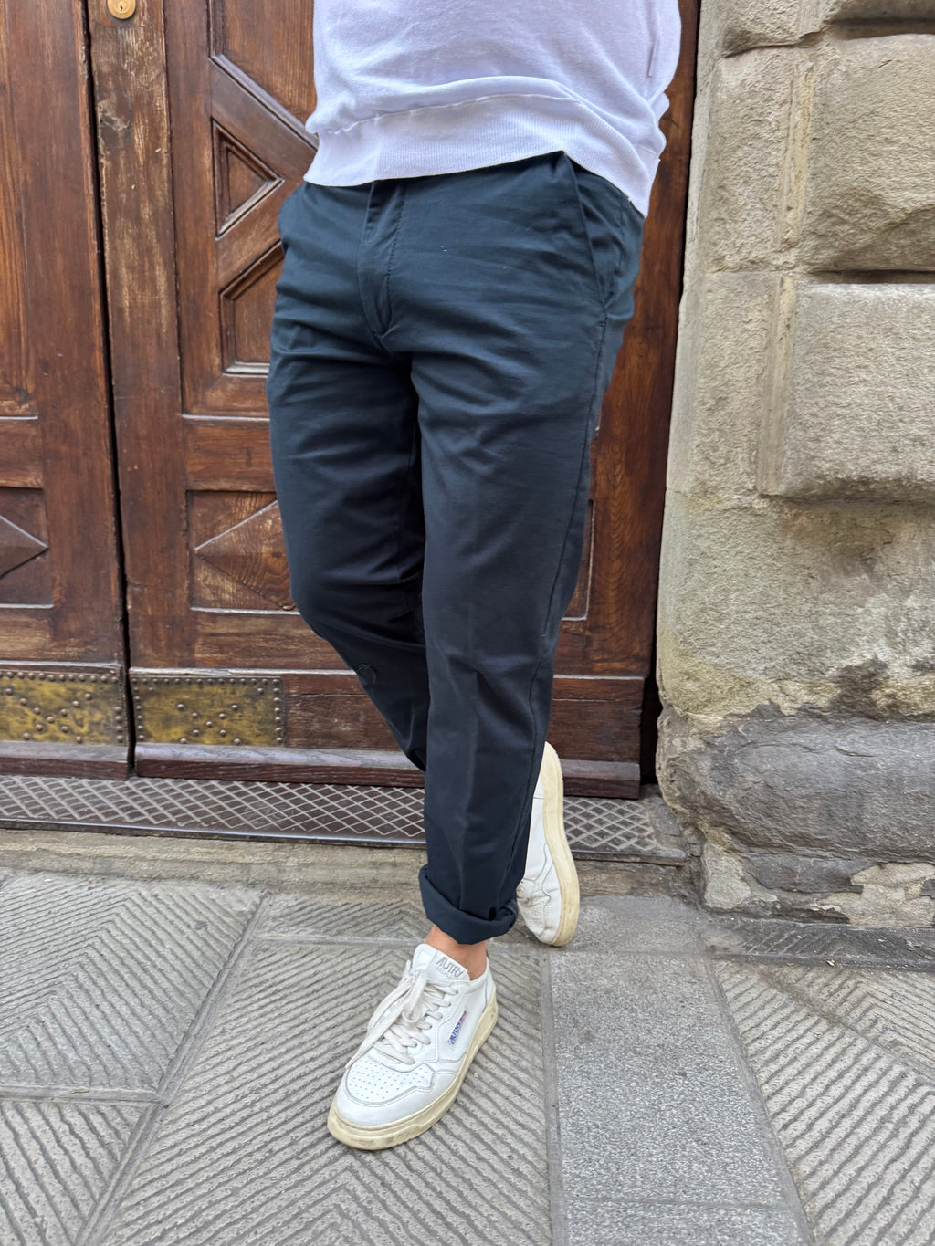 Pantalone Chinos di Hamaki-Ho blu