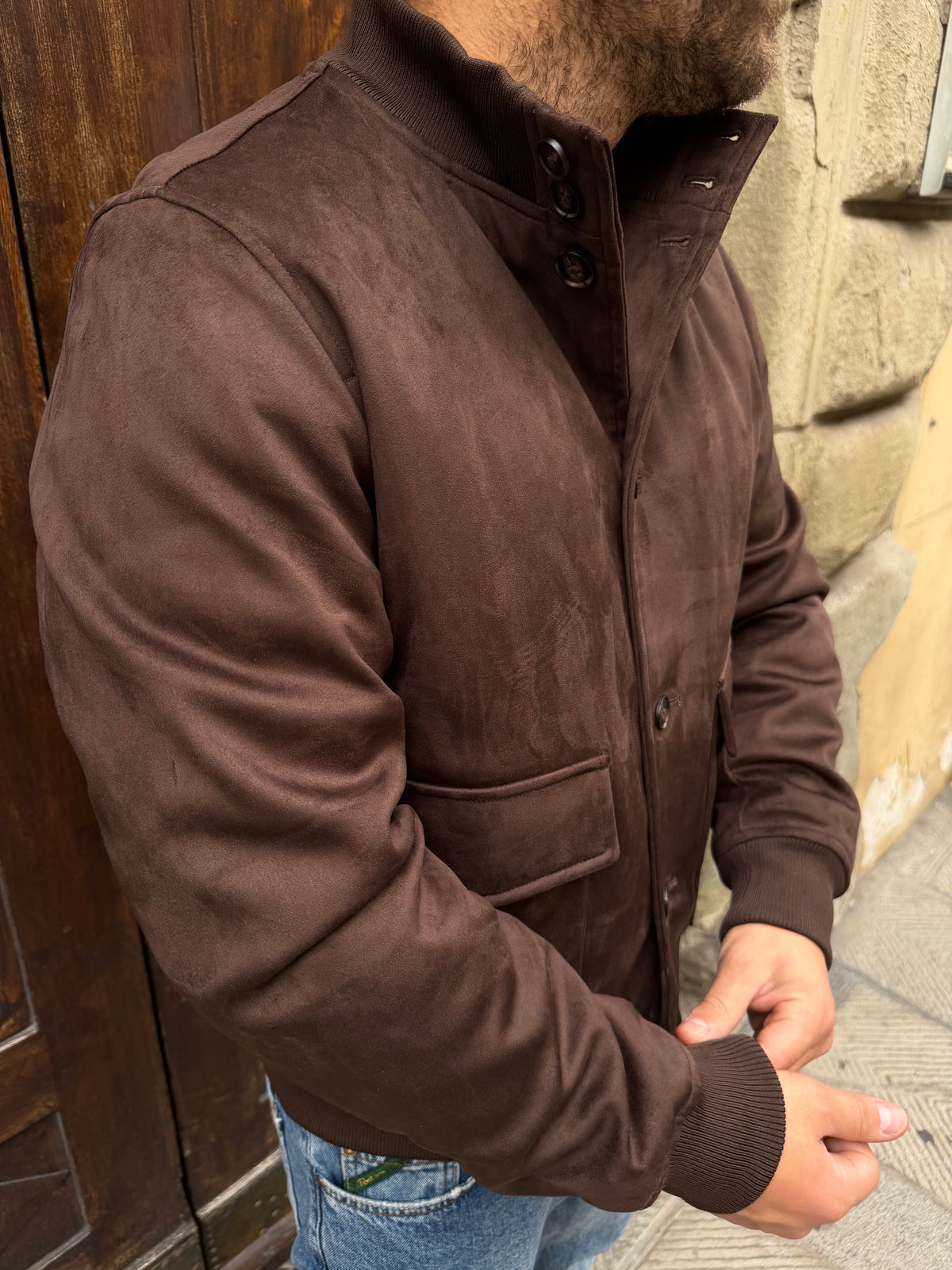 Blouson di Hamaki-Ho in ecocamoscio