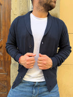 Cardigan Milano di Hamaki-Ho blu