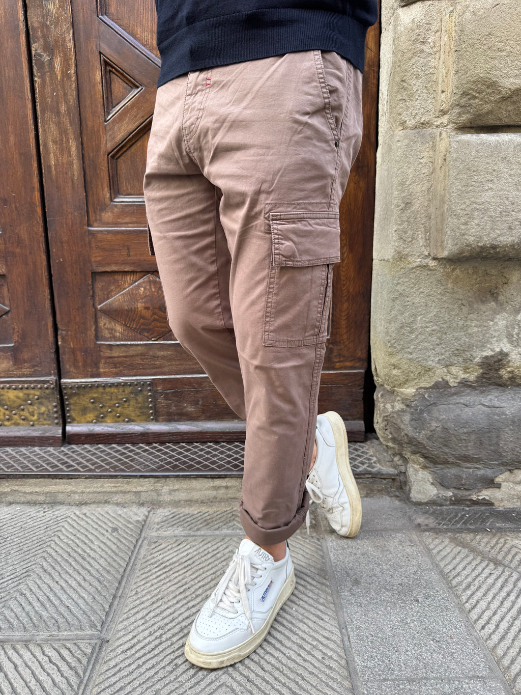 Pantalone Cargo di Trèz cioccolato