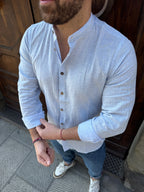 Camicia Versilia di Hamaki-Ho azzurra