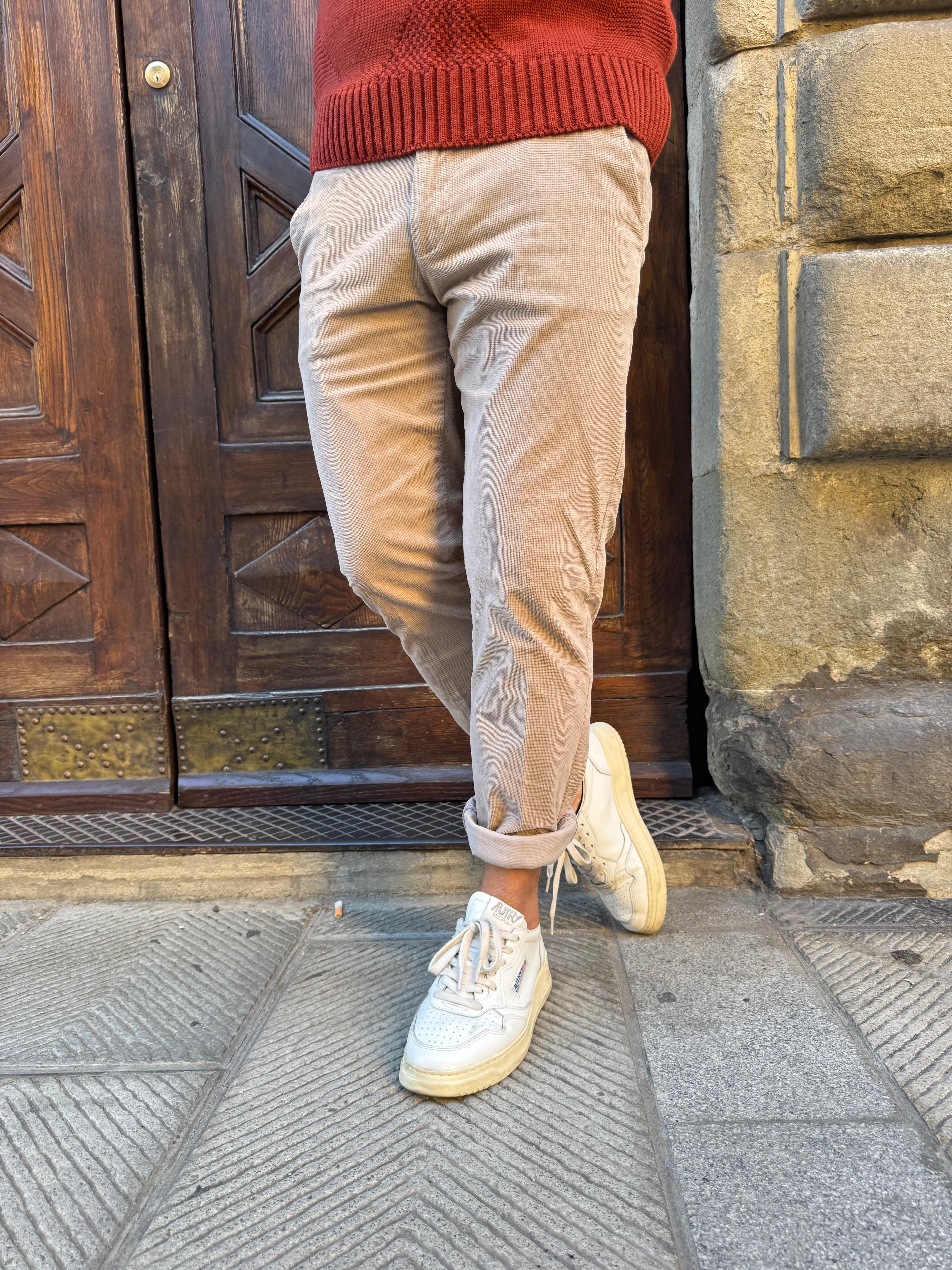 Pantalone Eddy di HAMAKI-Ho beige