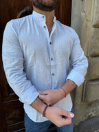 Camicia Versilia di Hamaki-Ho azzurra
