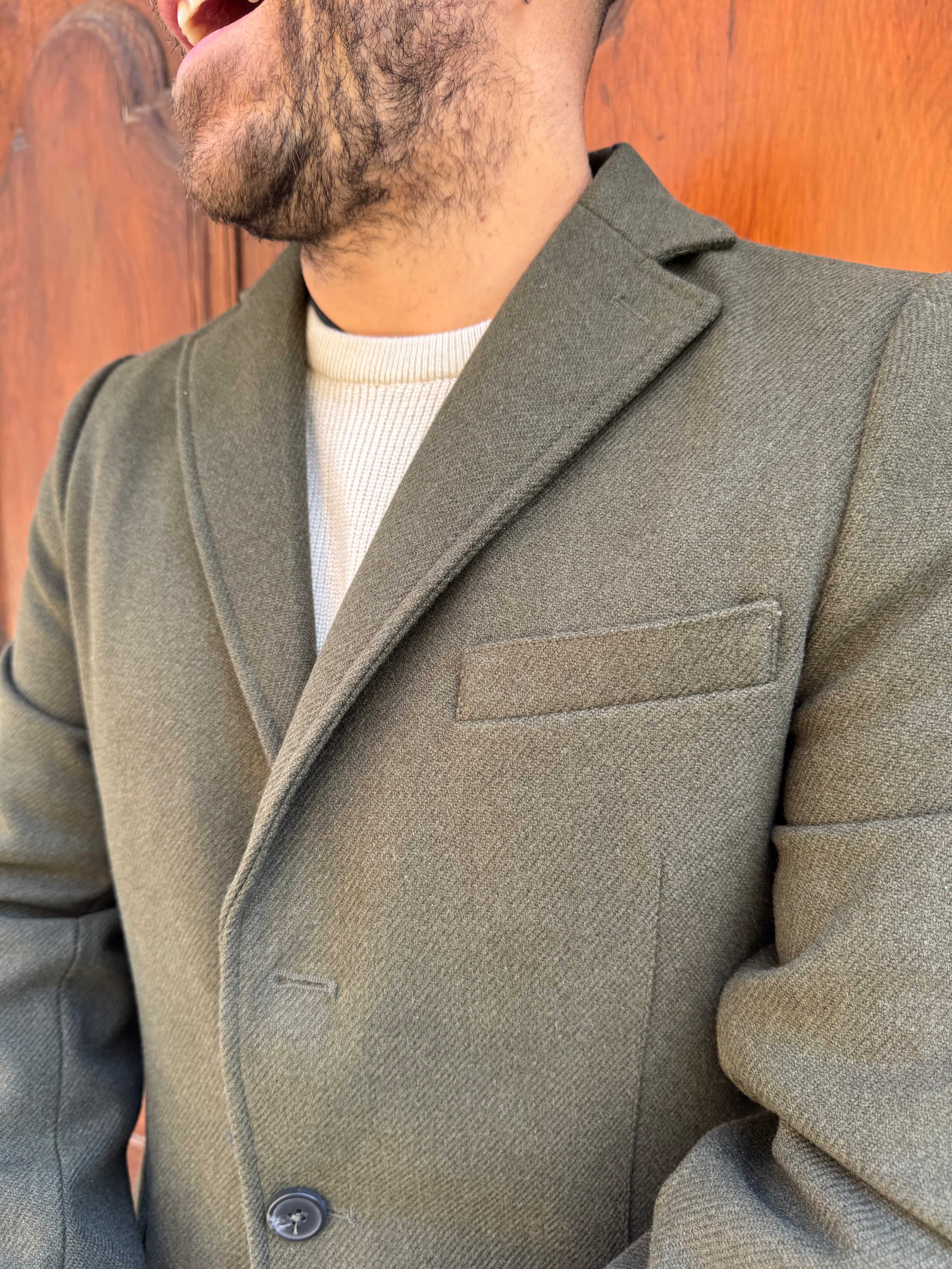 Cappotto Dandy di Hamaki-Ho verde