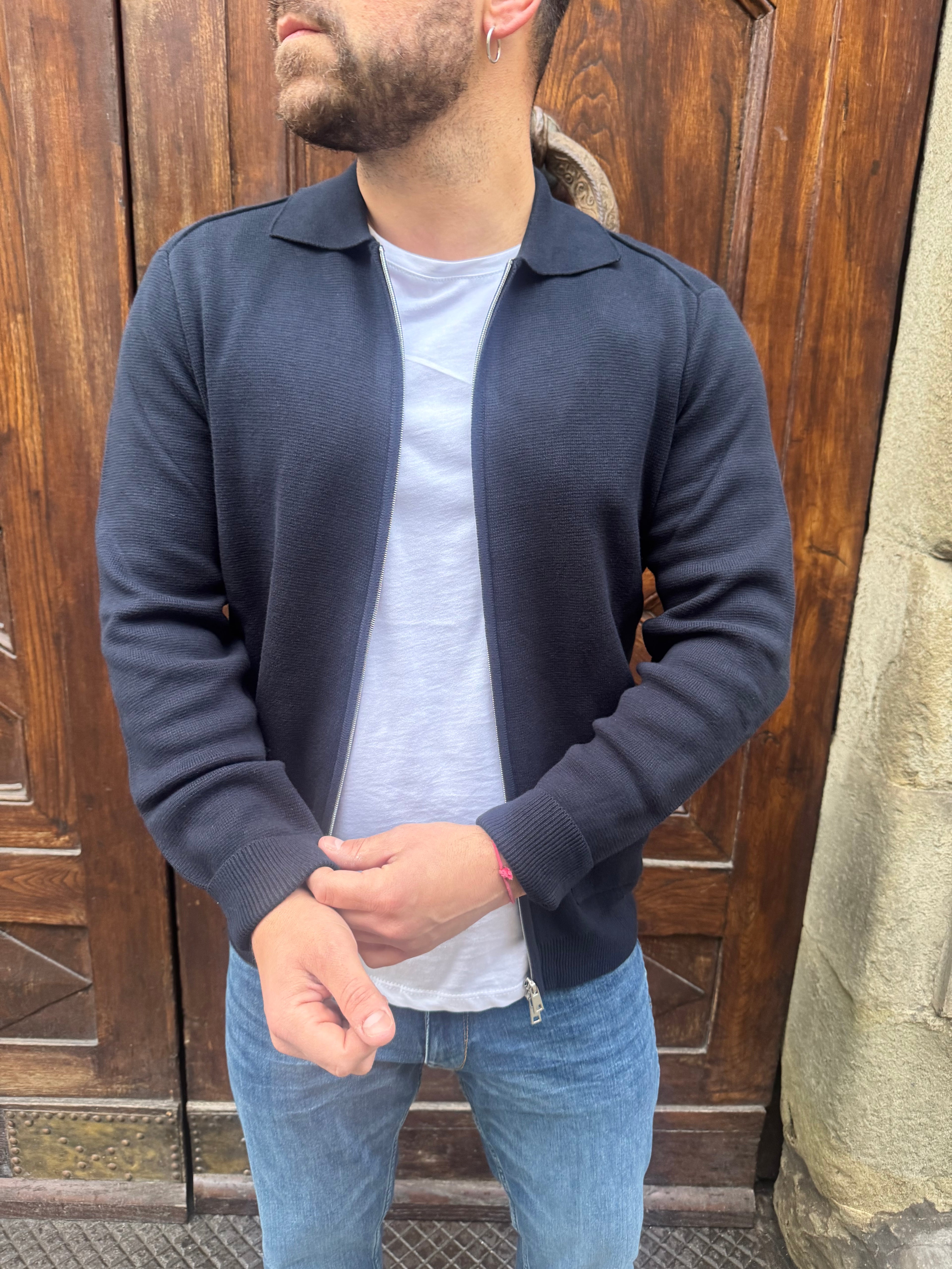 Cardigan Zip di Hamaki-Ho