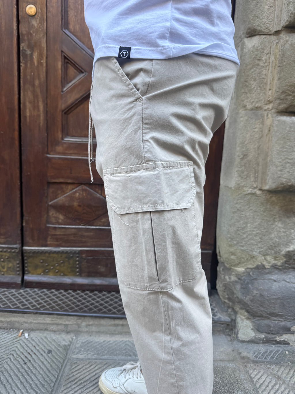 Pantalaccio cargo di 3.9 sabbia