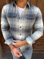 Camicia Quadro 02 di Petrol Ind. blu