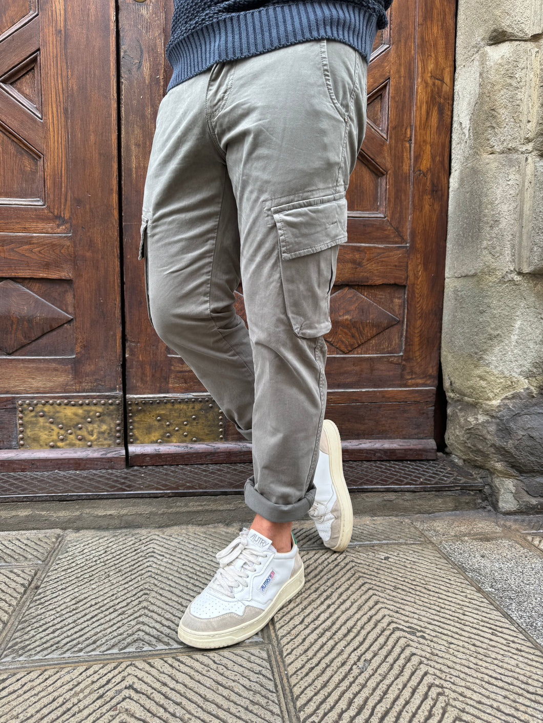 Pantalone Combat di Trez verdi