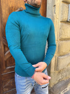 Maglioncino Dolcevita di Telamira ottanio