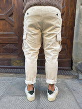 Carica l&#39;immagine nel visualizzatore di Gallery, Pantalone Cargo Rocciatore di Telamira panna
