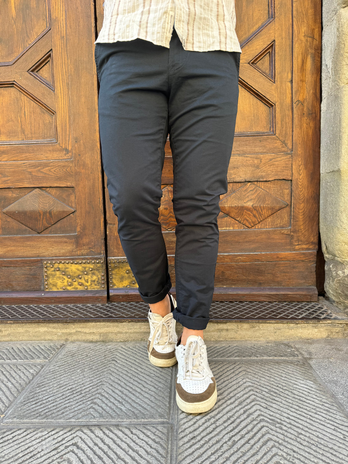Pantalone Chinos di Tiffosi blu